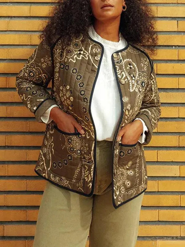 Women's Warm Cotton Quilted Winter Coat - Lightweight Puffer Jacket for Cold Weather | Perfect for Outdoor Activities, Travel & Daily Wear