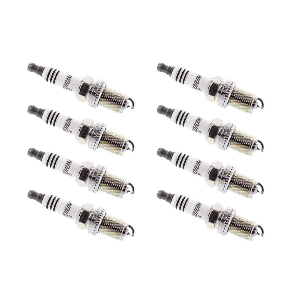 NGK Iridium IX Spark Plugs WR5IX (8 Pack) - Compatible with FORD E-300 ECONOLINE CLUB WAGON 1968-1974 5.0L/302 V8 Engine - High Performance Ignition for Better Fuel Efficiency & Smoother Acceleration - Ideal for Daily Commuting, Towing & Off-Road Adventures
