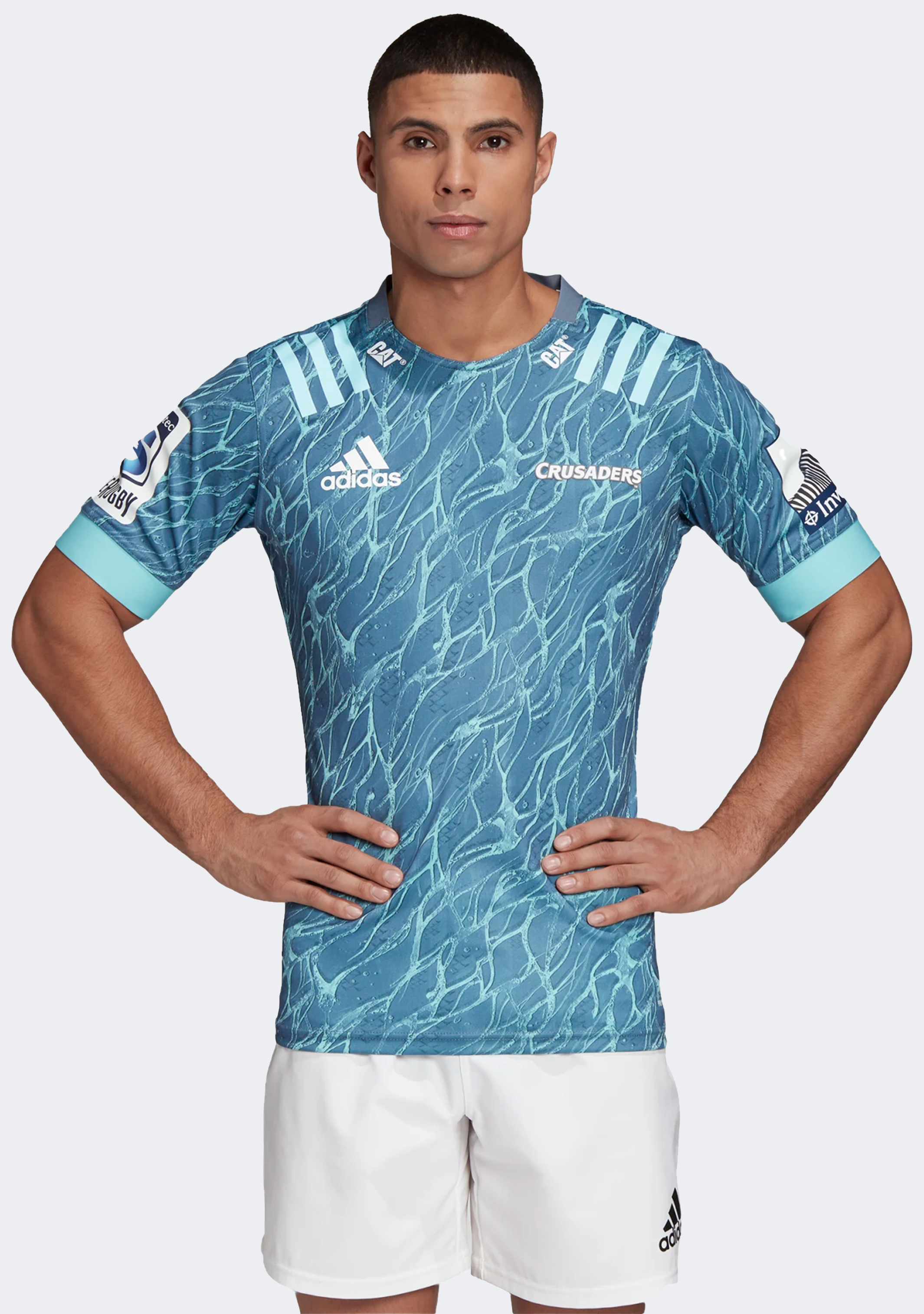 Adidas Men's Crusaders Primeblue Away Jersey - Lightweight Soccer Jersey for Training & Matches - Eco-Friendly Recycled Material