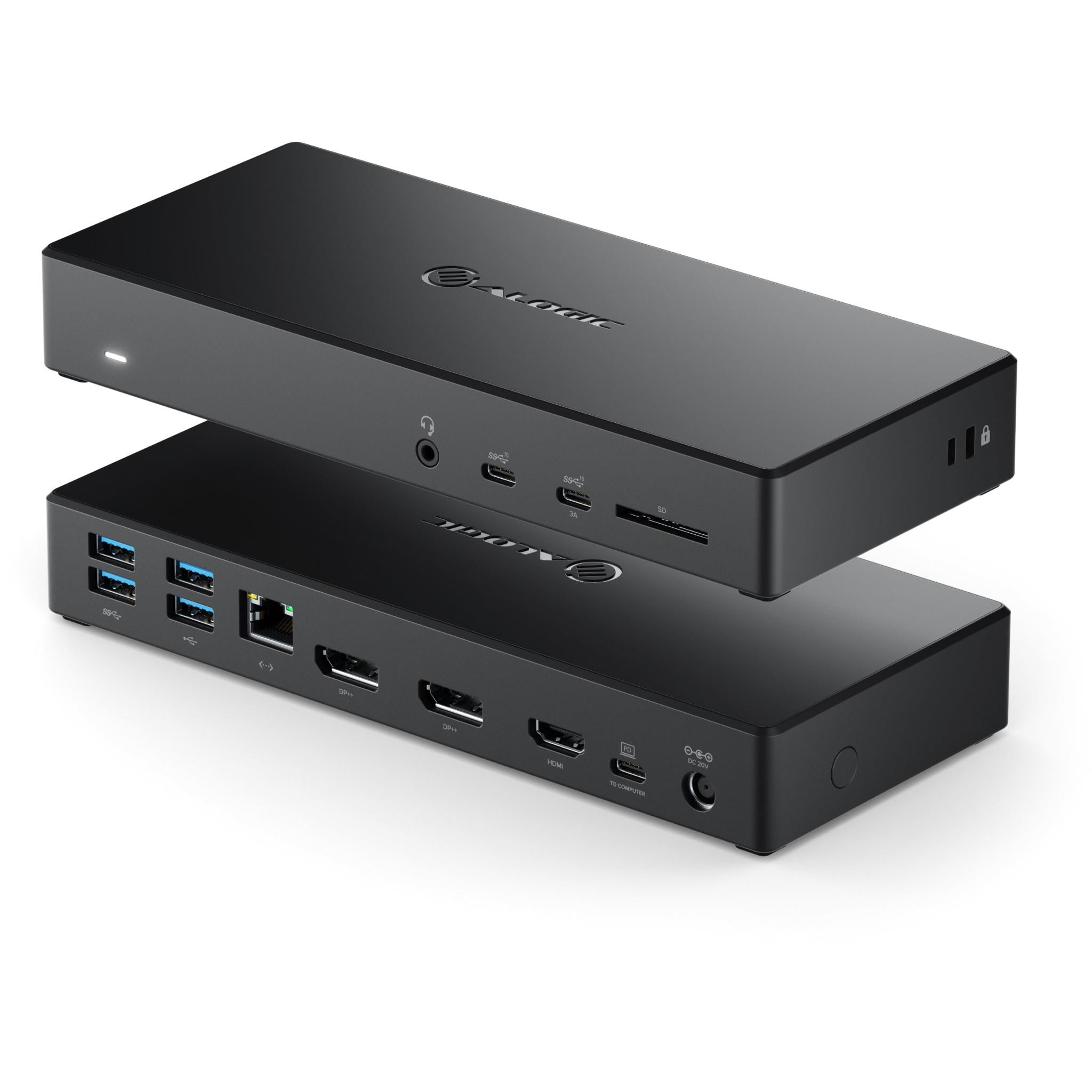 Alogic DUCMA3 USB C Triple Display Docking Station - 4K HDMI, Dual Monitor Support, 100W PD Charging for MacBook Pro/Air, Dell, HP Laptops - Perfect for Home Office, Gaming & Workstation Setups