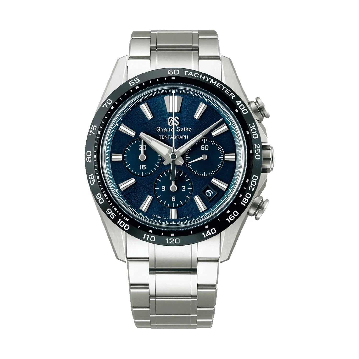 SLGC001 Evolution 9 Tentagraph Hi-Beat 36000 Automatic Watch - 43.2mm Blue Dial with Stainless Steel Bracelet | Luxury Sports Watch for Men, Perfect for Diving, Travel & Business Occasions