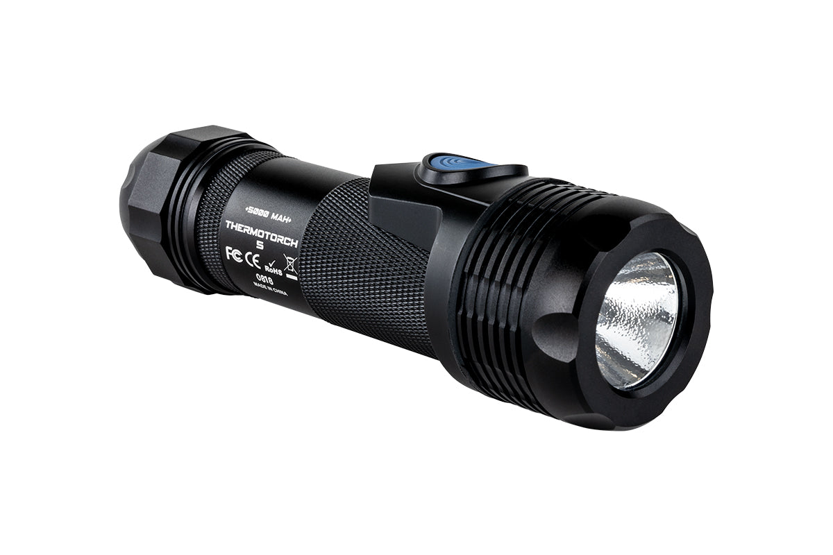 Celestron Elements ThermoTorch 5 - Black Hand Warmer & USB Charger - Perfect for Camping, Hiking, and Winter Outdoor Activities