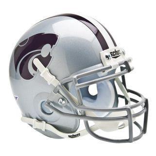 Kansas State Wildcats Mini Football Helmet - NCAA College Football Collectible with Display Stand - Perfect for Fans, Memorabilia, and Home Decor