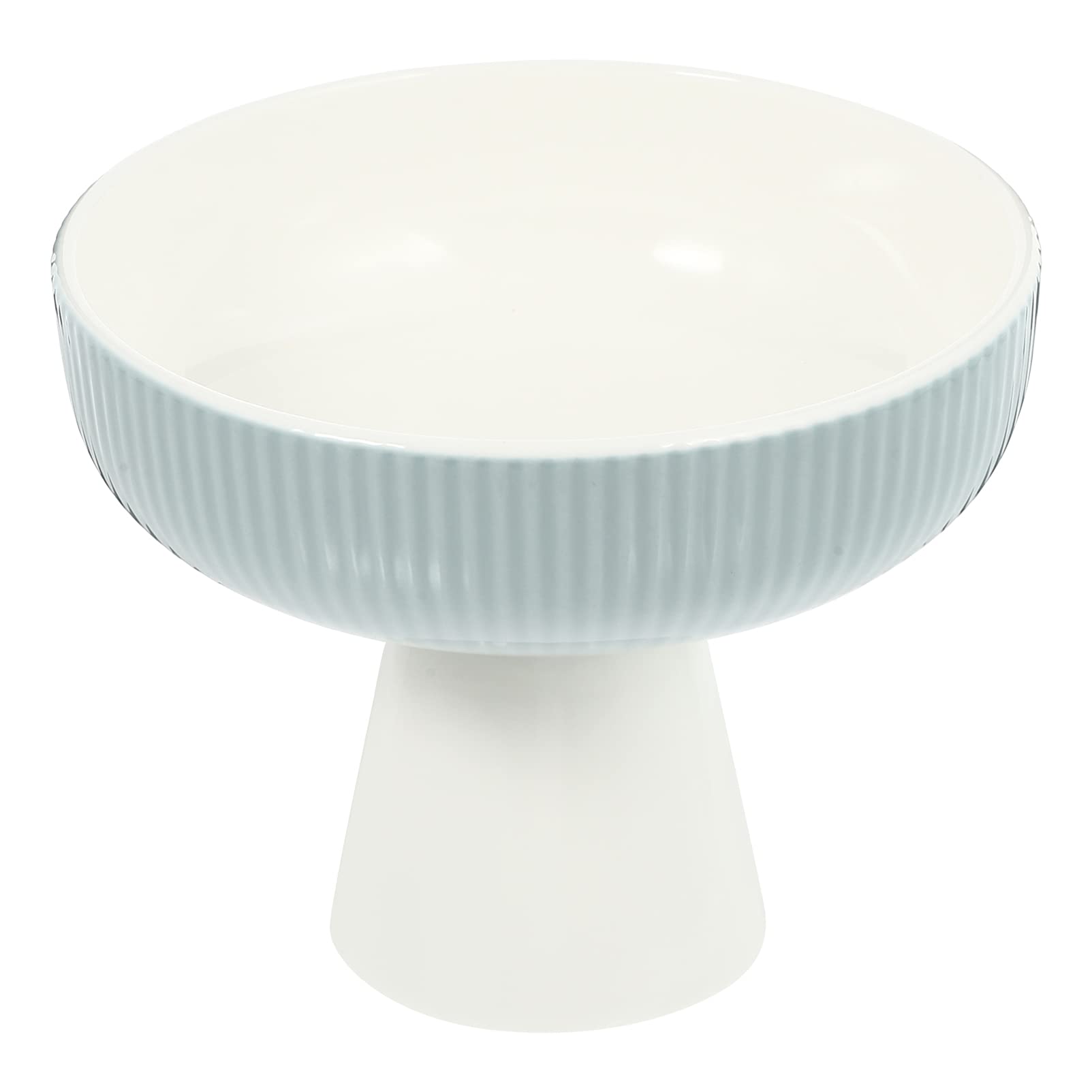 Nordic Style Ceramic Footed Bowl - Blue Hemoton Fruit Salad Bowl, Dessert Display Stand for Ice Cream, Drinks & Snacks | Perfect for Parties, Home Decor & Kitchen Serving