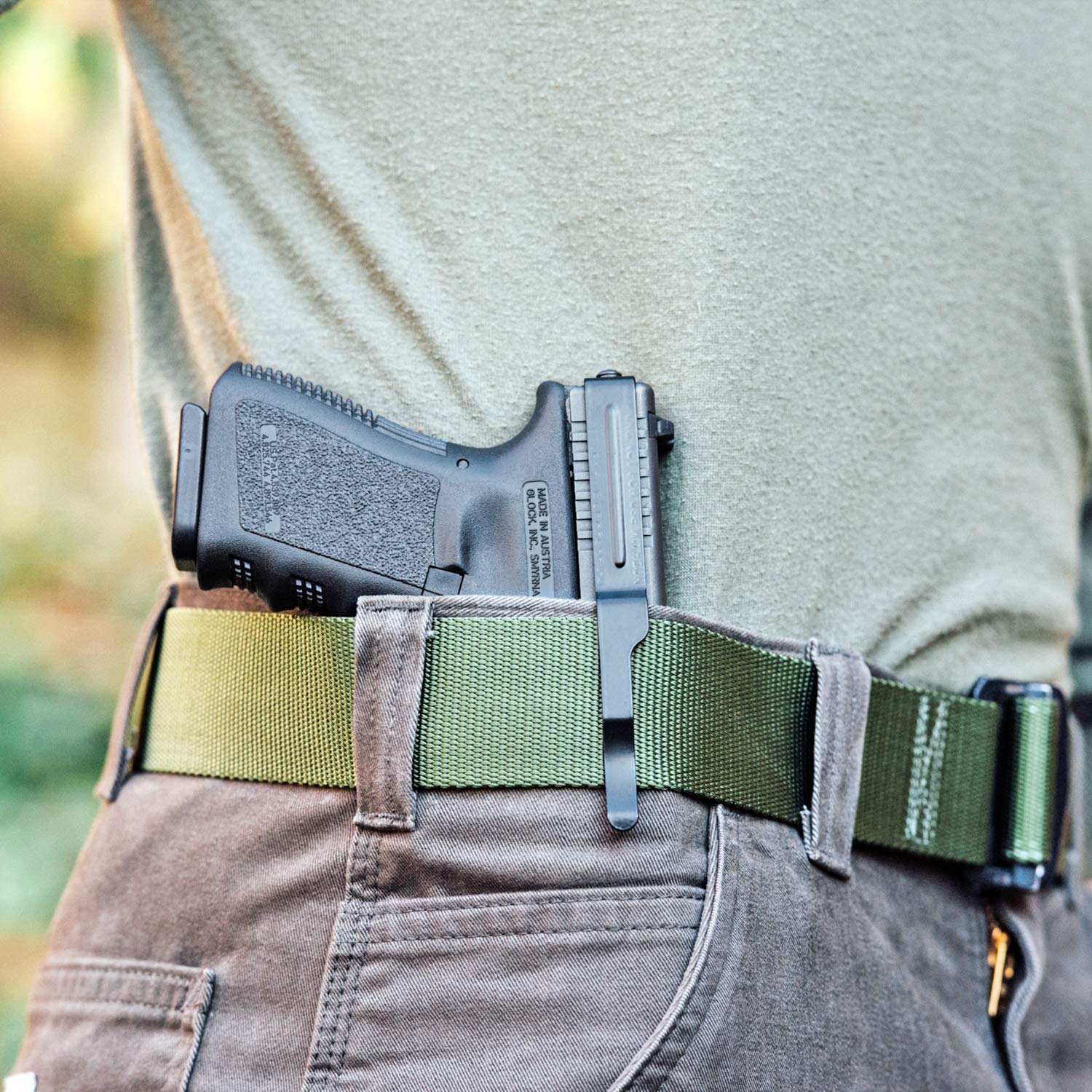 ClipDraw Gun Clip - Low Profile Slim Concealed Carry Holster | Easy Install & American Made | Perfect for CCW, Home Defense & Everyday Carry