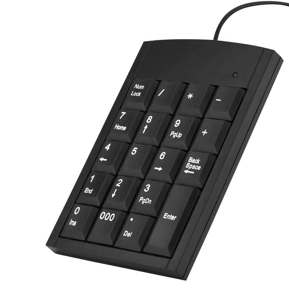 Yoidesu Mini USB Numeric Keypad - Portable External Number Pad for Laptop, PC & Desktop - Wireless Numeric Keyboard for Fast Data Entry, Accounting & Office Work (Plug & Play) - Perfect for Accountants, Programmers & Office Professionals