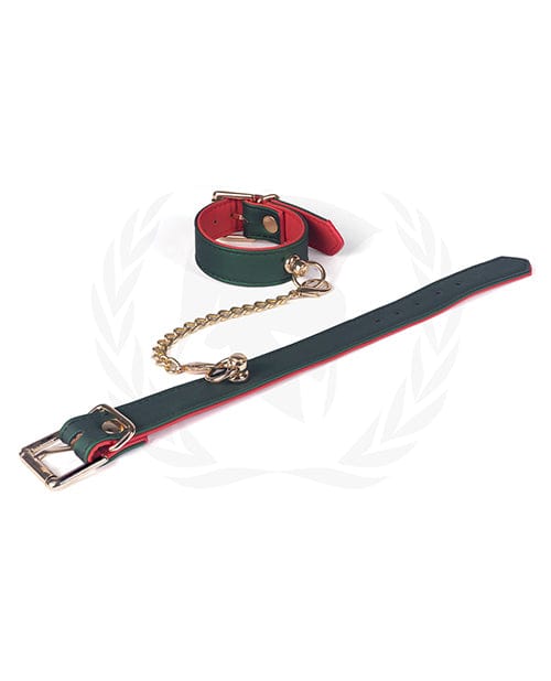 Spartacus PU Leather Wrist Restraints for Beginners - Adjustable Handcuffs for BDSM, Bondage & Role Play - Soft & Comfortable Green/Red Cuffs for Couples & Beginners