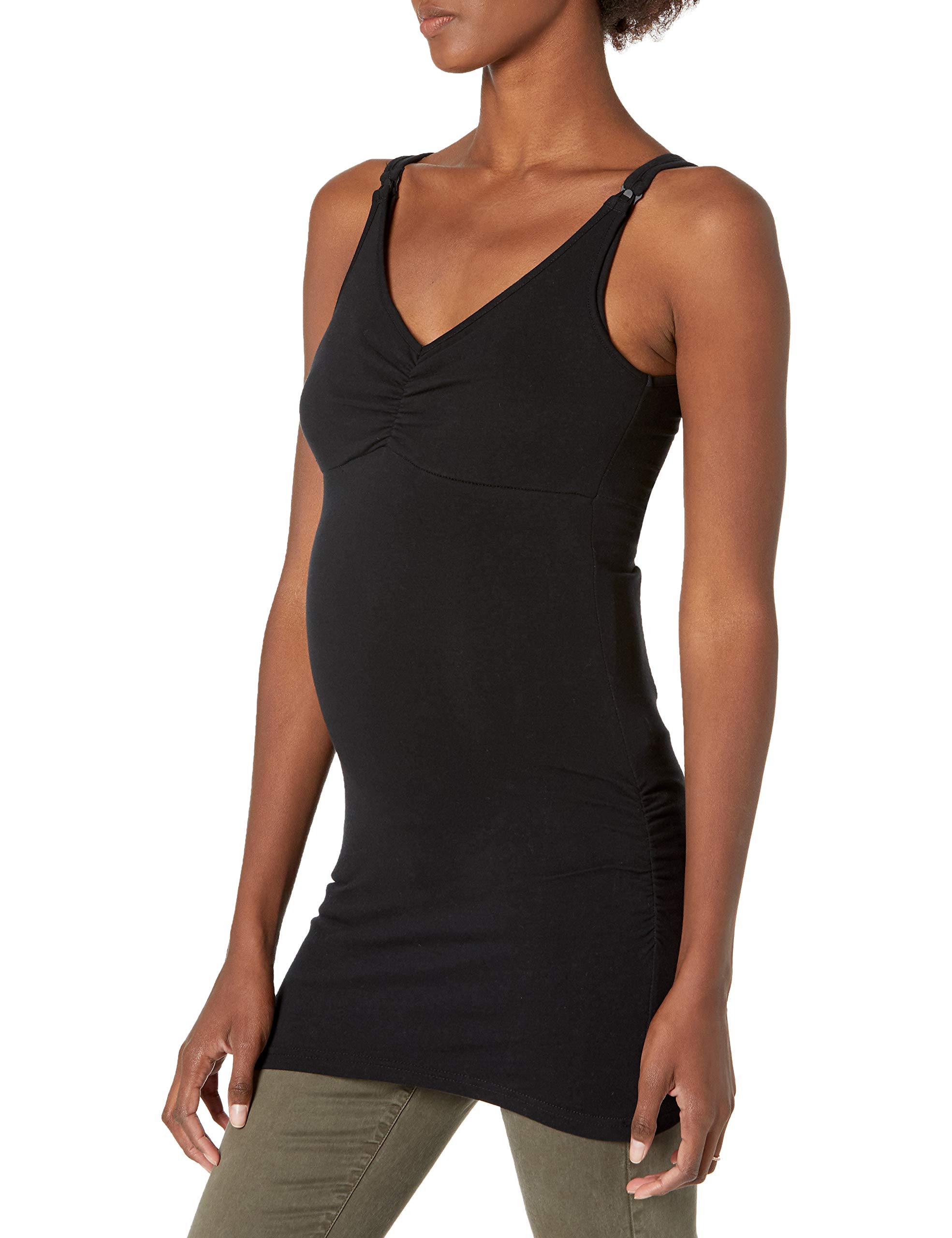 Ripe Maternity Women's Nursing Tank Top with Clip Release - Soft Comfortable Breastfeeding & Pregnancy Shirt for Moms - Perfect for Nursing, Lounging & Everyday Wear