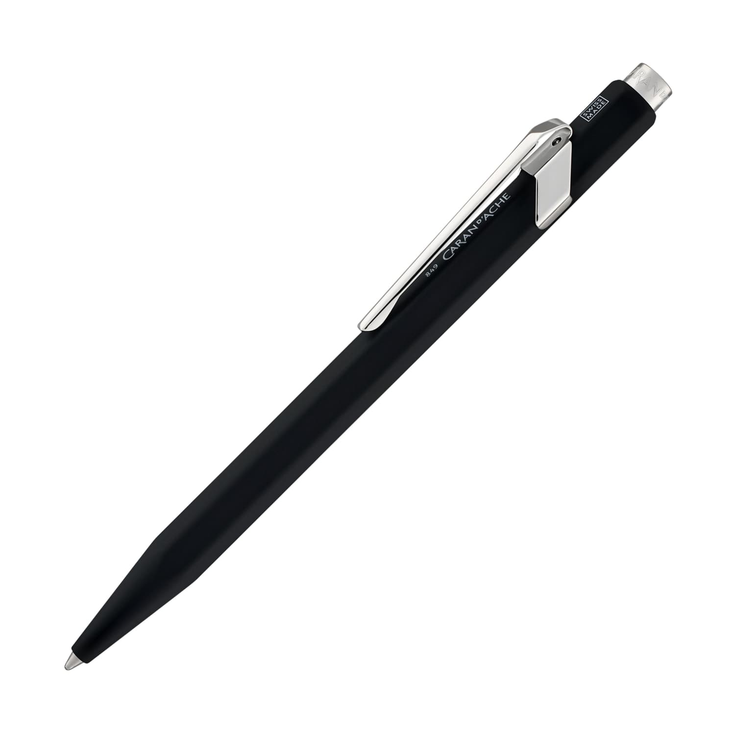 Caran d'Ache 849 Metal Ballpoint Pen - Premium Black Ink Writing Instrument for Professionals & Gift Giving - Perfect for Office, Business Meetings & Signature Signing