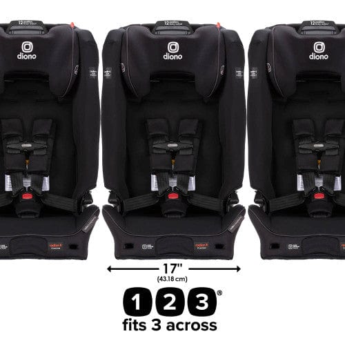 Diono Radian 3RXT Safe+ Convertible Car Seat for Toddlers & Kids - 3-in-1 Rear Facing, Forward Facing & Booster Seat - Perfect for Travel, School Runs & Family Road Trips