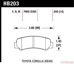 Toyota Corolla AE86 Front Winmax W3 WMP067 Brake Pads - High Performance Braking for Drifting, Racing & Street Use