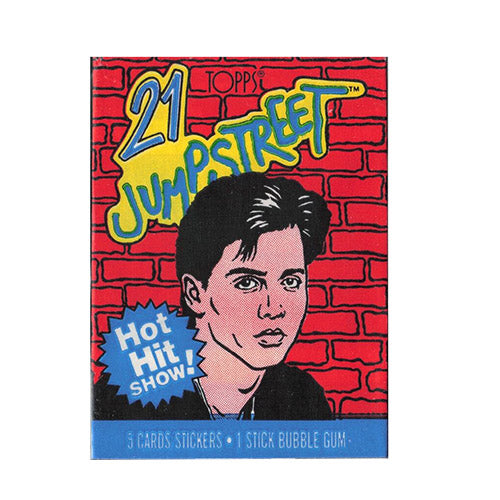 1987 Topps 21 Jump Street Trading Cards - Unopened Vintage Pack - Collectible Memorabilia for TV Show Fans - Perfect for Display, Gifts & Nostalgic Collectors