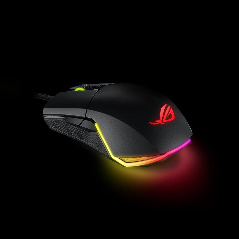 ASUS ROG PUGIO Aura Sync RGB Gaming Mouse - 7200 DPI, Ergonomic Design, 2-Year Warranty - Perfect for FPS, MOBA & Esports Gaming