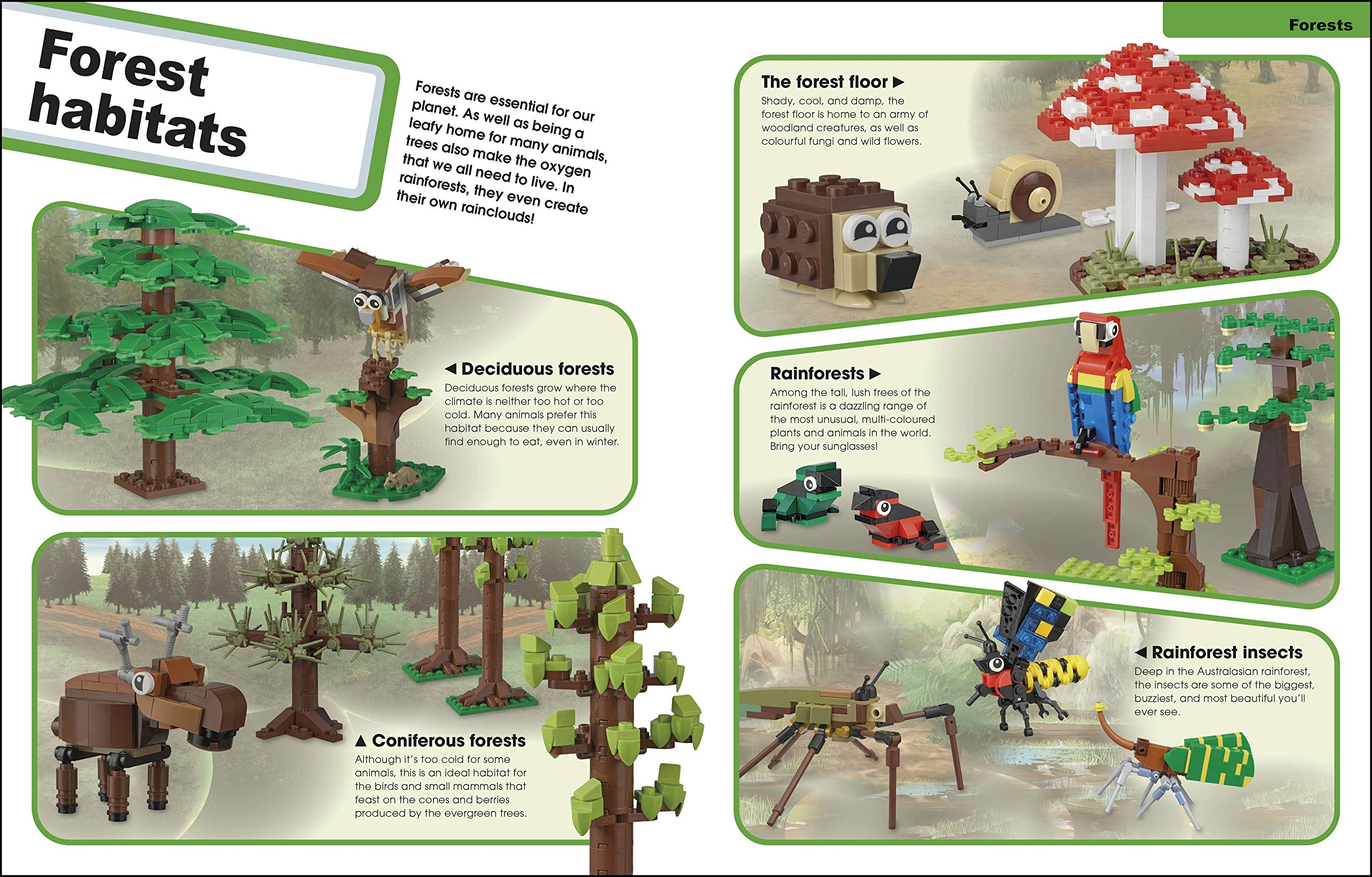 LEGO Super Nature Building Kit - 4 Exclusive Mini Models for Kids & Collectors | Creative STEM Toy for Indoor Play & Gift Giving