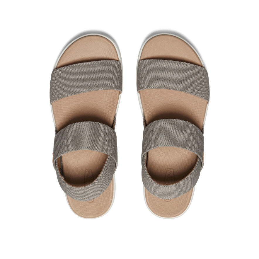 Women's Elle Backstrap Sandal Wide Width - Brindle/Birch | Comfortable Casual Summer Sandals for Beach, Walking & Everyday Wear