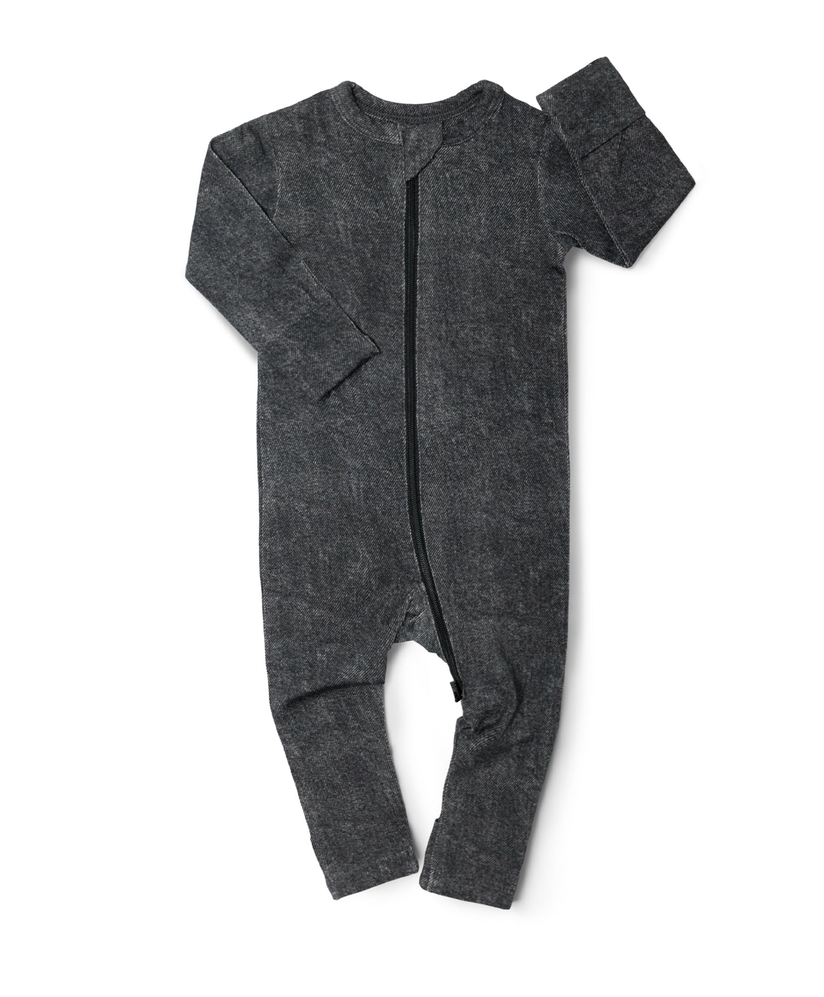 LUXIE® Washed Black Denim Print Jeans - Stylish & Comfortable for Casual Wear, Street Fashion & Everyday Outfits