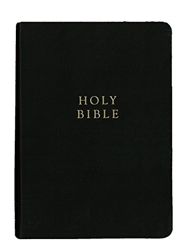 Reformation Heritage KJV Study Bible - Genuine Black Montana Cowhide Leather Cover for Bible Study & Church Services