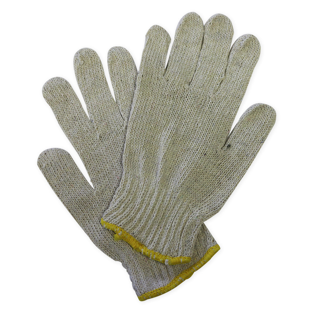 12 Pack Heavy Weight Cotton Gloves - Durable Work Gloves for Gardening, Construction & Outdoor Activities
