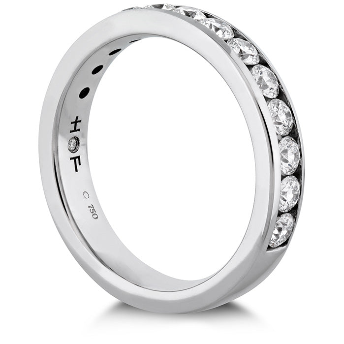 Hearts On Fire Channel Set Diamond Band Ring for Women - Elegant Wedding, Engagement & Anniversary Jewelry Gift - Perfect for Special Occasions & Everyday Luxury