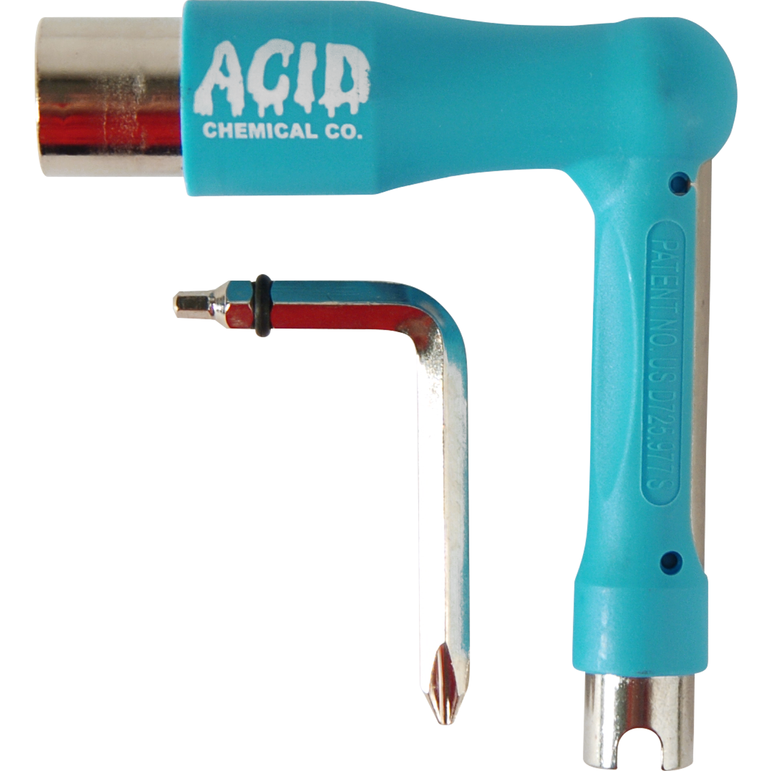 Acid Space Professional Skateboard Tool - Blue | Multi-Function Skateboard Tool for Adjusting Trucks, Wheels & Bearings | Perfect for Skateboard Maintenance & Repair at Home or Park