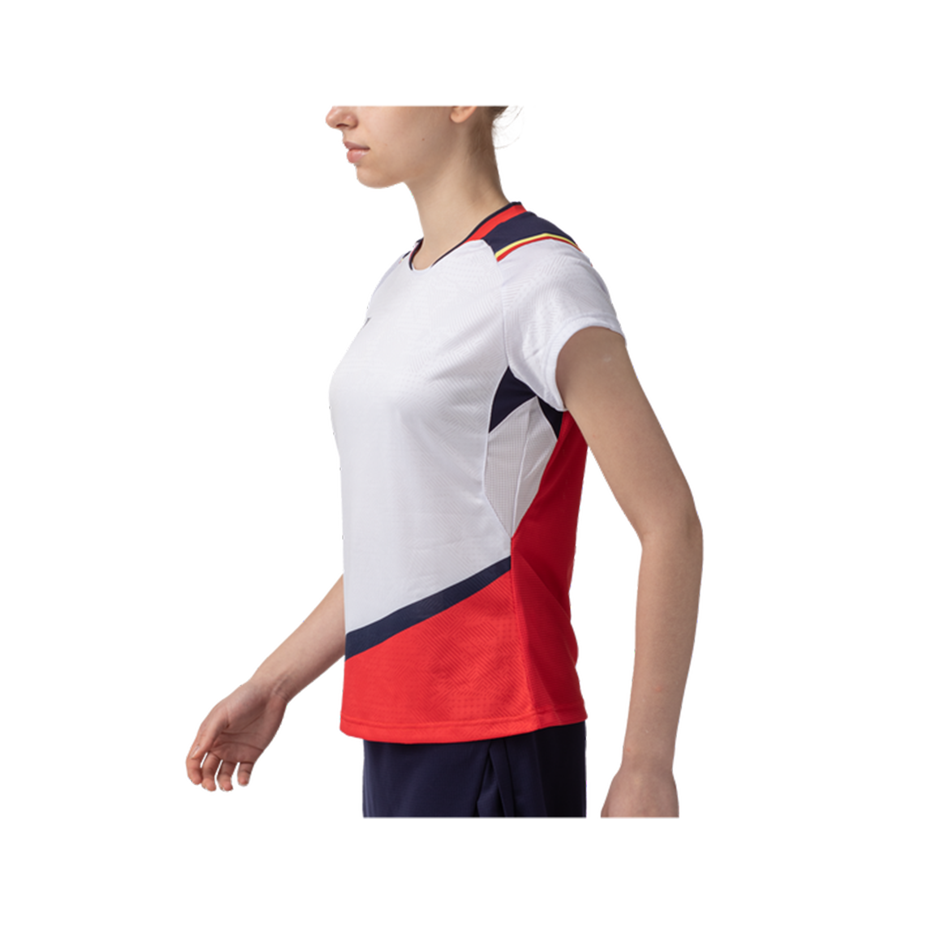 Yonex Premium Badminton Shirt 20685 - Women's White Sports Top for Badminton & Tennis | Breathable & Lightweight for Training & Matches