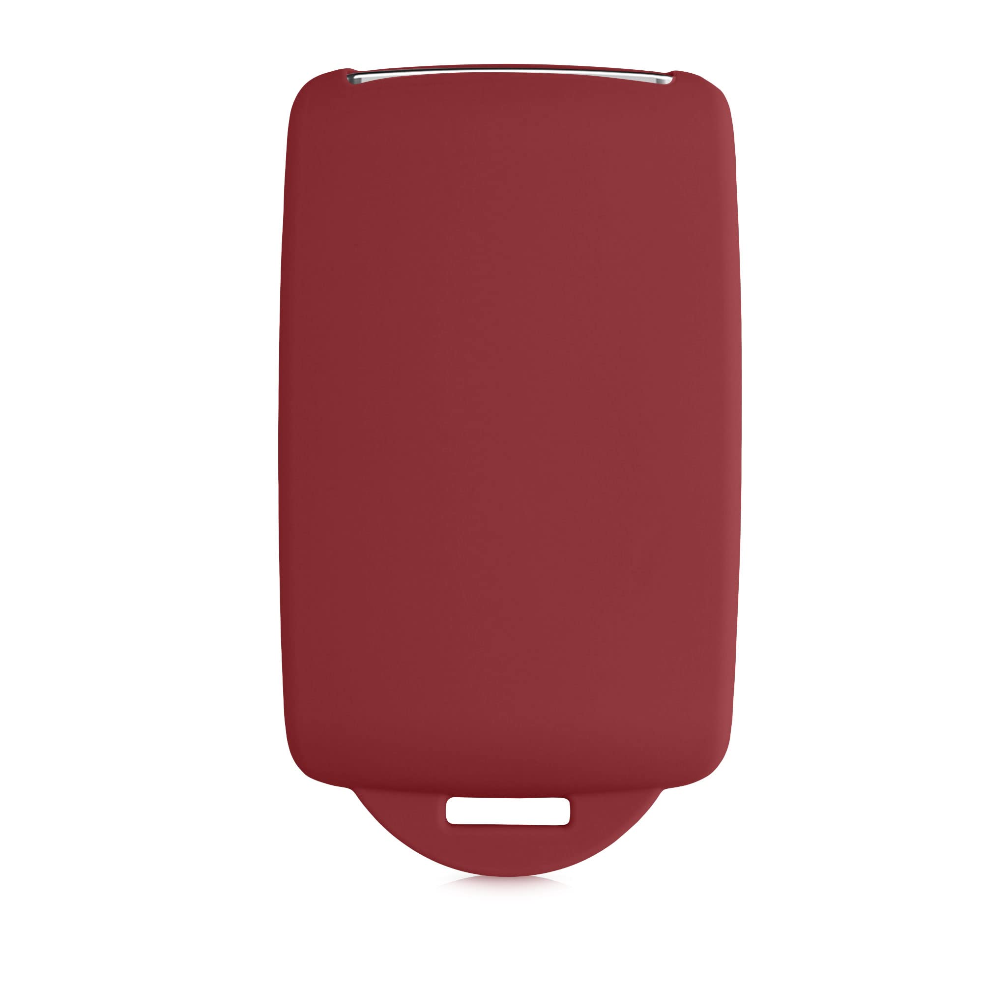 kwmobile Key Cover Compatible with Renault - Dark Red Car Key Fob Case | Protective Shell for Renault Vehicles | Perfect for Daily Use & Travel