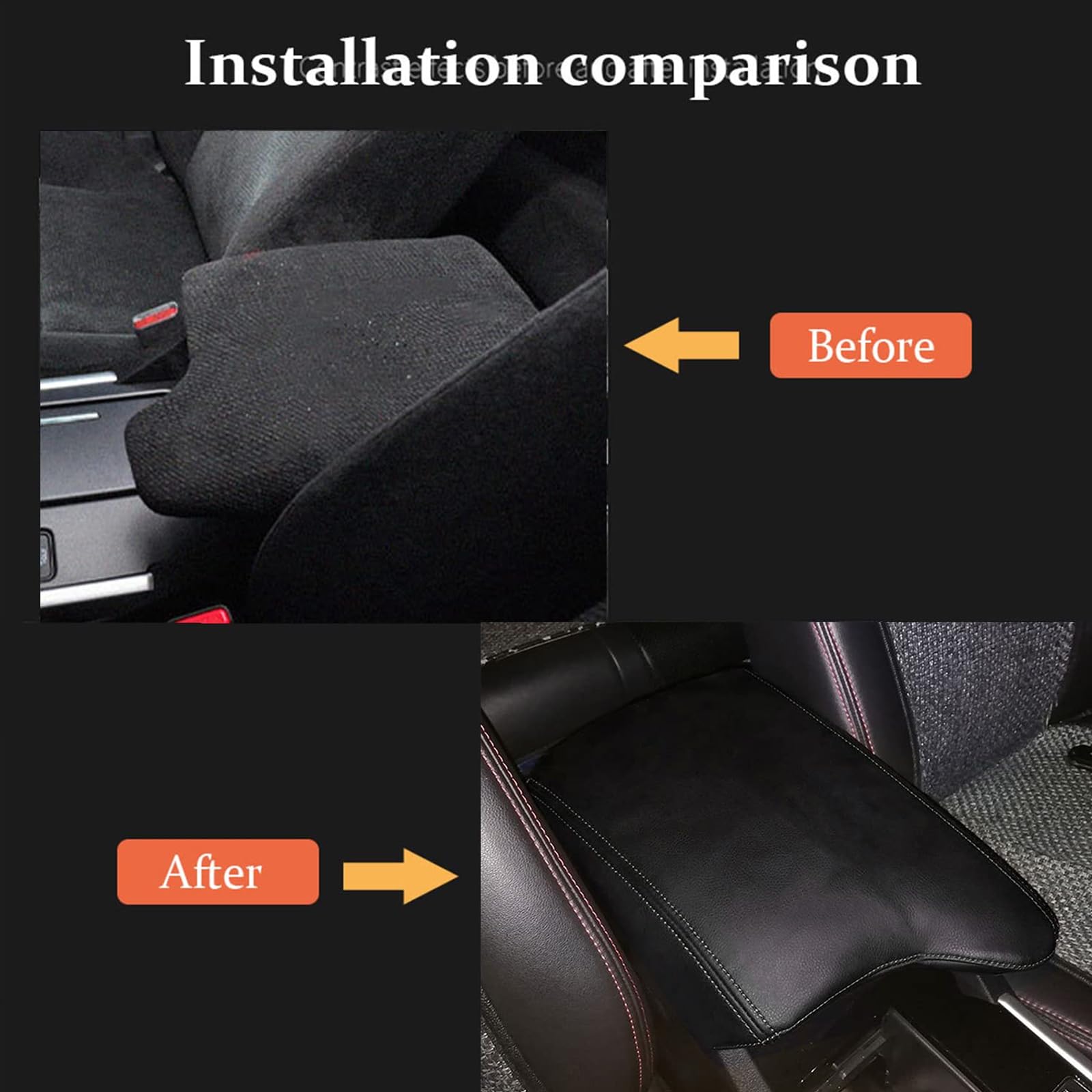 Premium Center Console Armrest Cover for Honda Accord 2013-2017 - Durable Replacement Lid with Soft Cushioning | Perfect for Road Trips & Daily Commuting