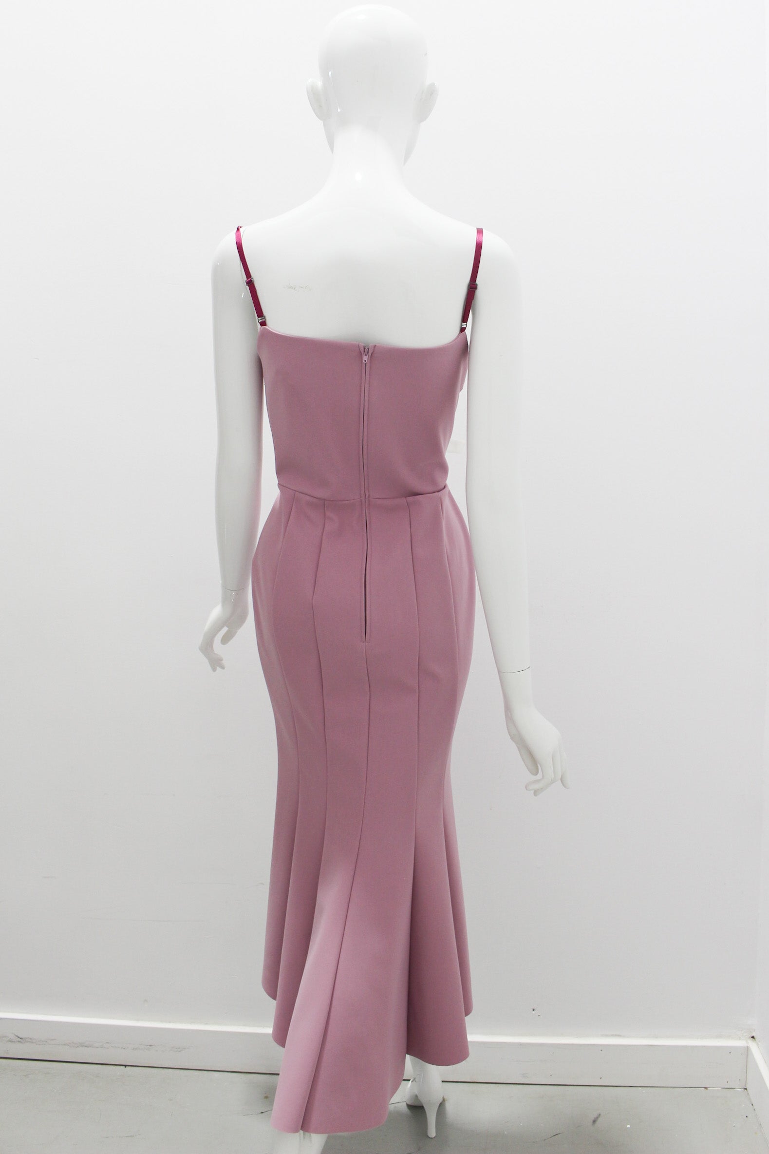 Greta Constantine Vienna Spaghetti Strap Asymmetrical Skirt Dress for Women | Elegant Cocktail Party & Evening Wear | Flowy Midi Dress for Special Occasions