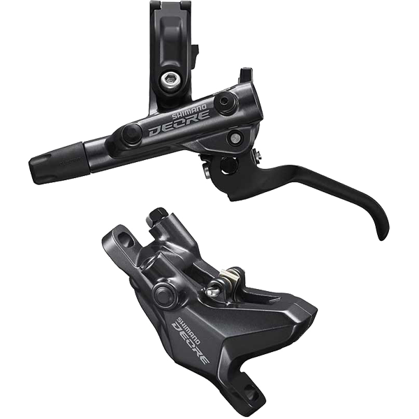Shimano Deore BL-M6100 BR-M6100 Hydraulic Disc Brake Set - Rear, Mountain Bike Braking System for Trail & Downhill Riding
