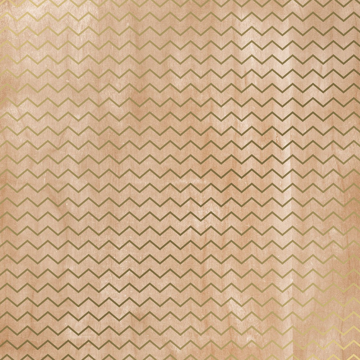 American Crafts Chevron Journey Foil Paper - 12x12 Inch Scrapbook Paper for Card Making, DIY Crafts, and Home Decor Projects