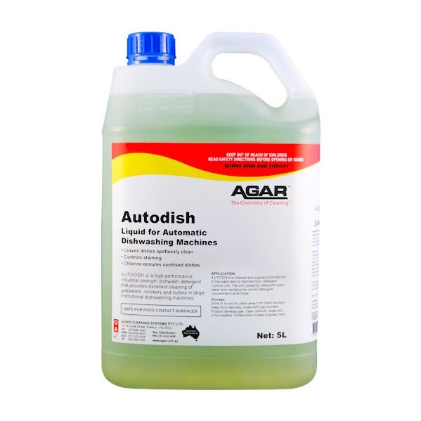 Agar Autodish Commercial Dishwasher Detergent - High-Efficiency Restaurant Dishwashing Soap for Heavy-Duty Cleaning | Perfect for Commercial Kitchens, Cafeterias, and Food Service Businesses