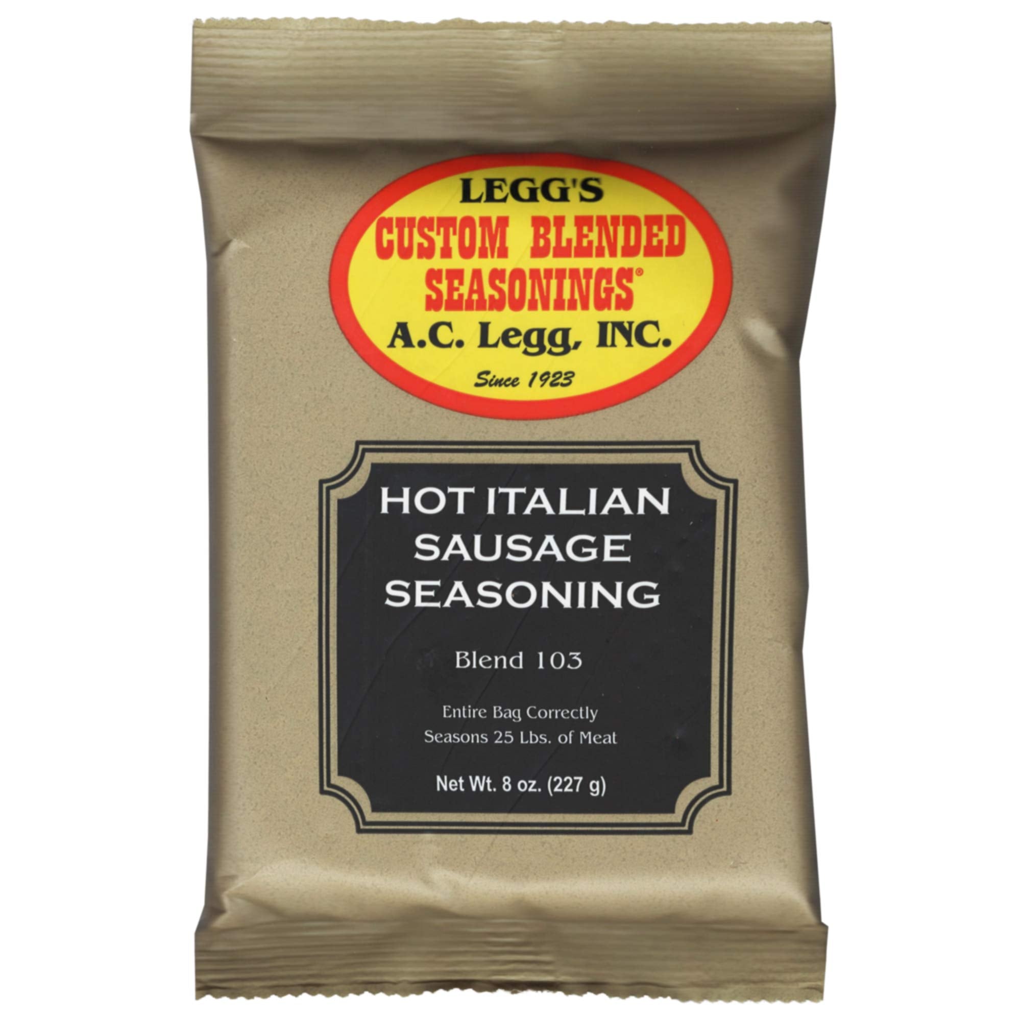 Legg's Hot Italian Sausage Seasoning - Premium Spice Blend for Homemade Sausage, Pasta & Pizza | Perfect for Grilling, BBQ & Italian Cooking