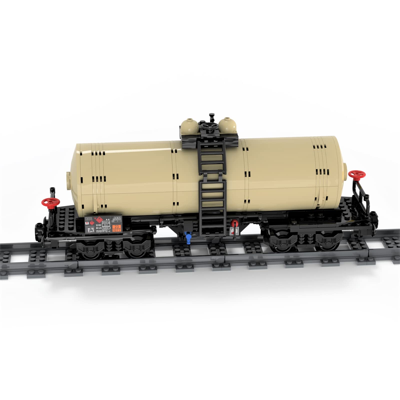 FINER SHOP Technic Train Building Blocks Set - 355 PCS Locomotive & Oil Tanker Construction Toy for Kids & Adults | STEM Educational Toy, Retro Steam Train Model Kit for Collectors & Hobbyists | Perfect for Birthday Gifts, DIY Projects & Display