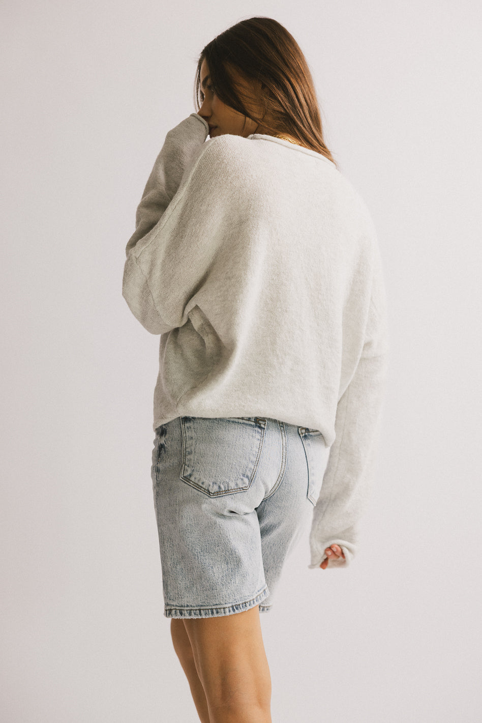 Grey Maci Cardigan for Women - Soft Knit Sweater Wrap, Lightweight & Cozy, Perfect for Fall & Winter Layering, Office Wear & Casual Outfits