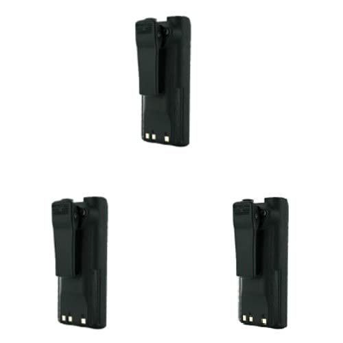 Empire 2-Way Radio Li-ion Battery Pack (7.4V 2000mAh) - Compatible with Icom IC-A6E & Replacement for BP211 - High Capacity Combo Pack of 3 Batteries - Perfect for Aviation, Marine, and Outdoor Communication