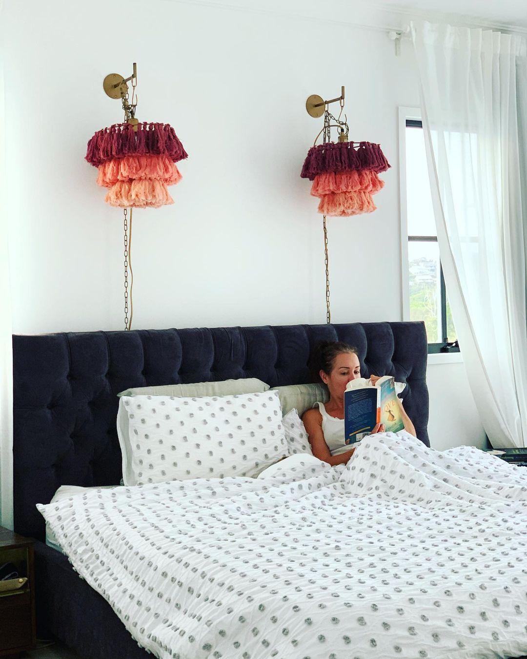 Fela Tassel Wall Lamp - Modern Boho Decor Lighting for Bedroom, Living Room & Nursery - Stylish Home Accent Light Fixture