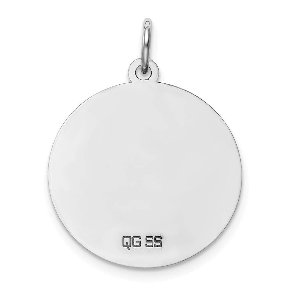 Roy Rose Jewelry Sterling Silver Initial K Letter Charm Pendant - Elegant Personalized Gift for Women, Perfect for Necklaces, Bracelets & Special Occasions