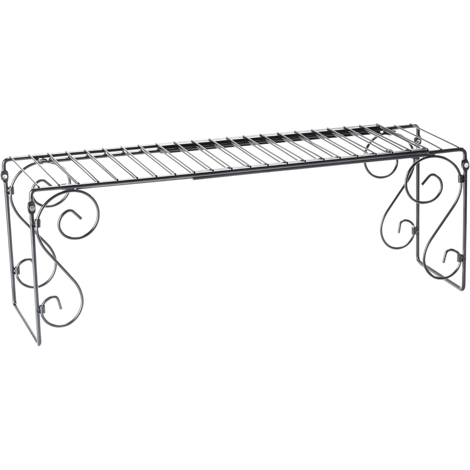 Carol Wright Gifts Expandable Over The Sink Shelf - WalterDrake Space Saving Kitchen Organizer | Perfect for Small Apartments & Bathroom Storage