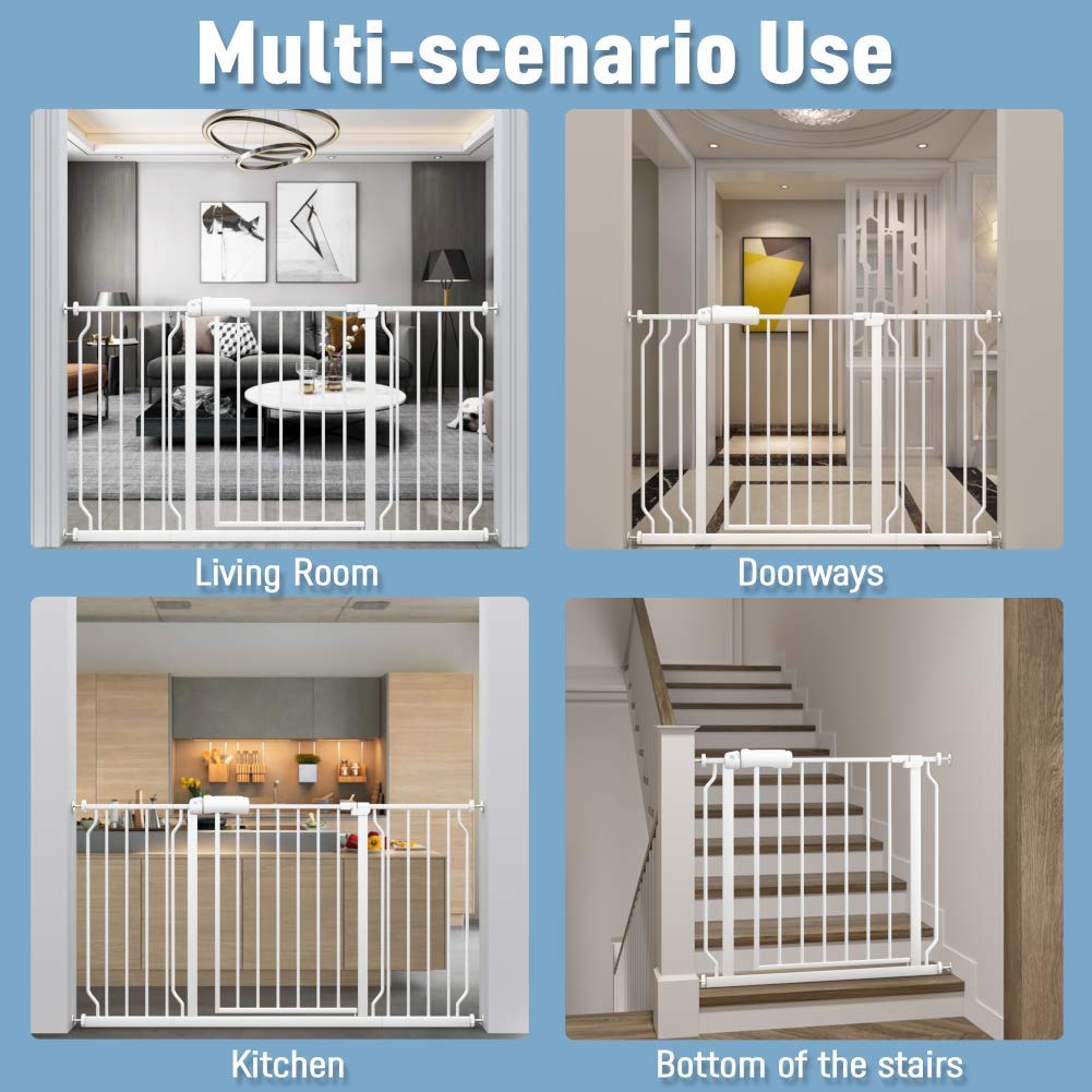 ALL-AIBB Extra Wide Auto-Close Baby Gate - 48.03