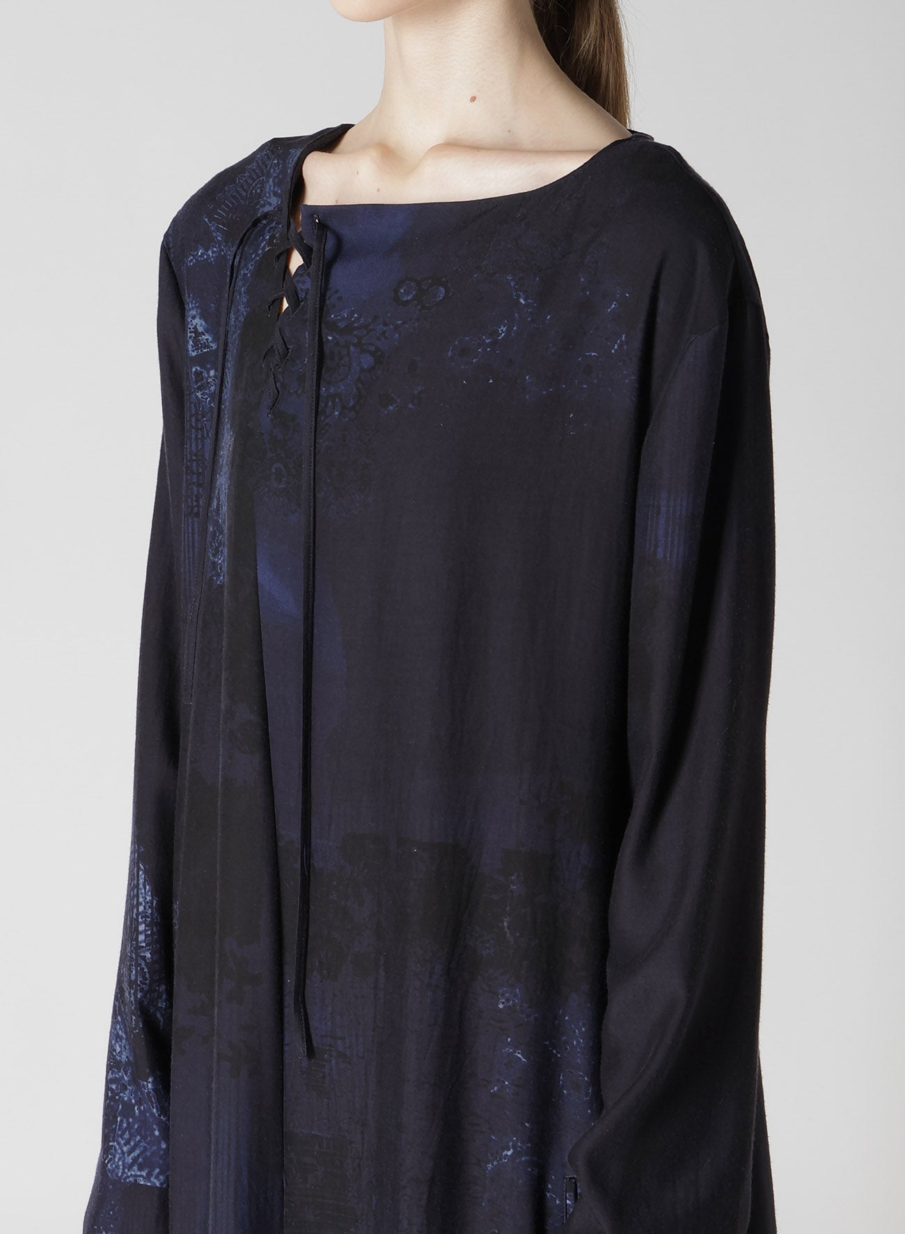 Elegant CU/Twill Lace Design PT Lace Up Dress for Women - Perfect for Parties, Weddings & Special Occasions