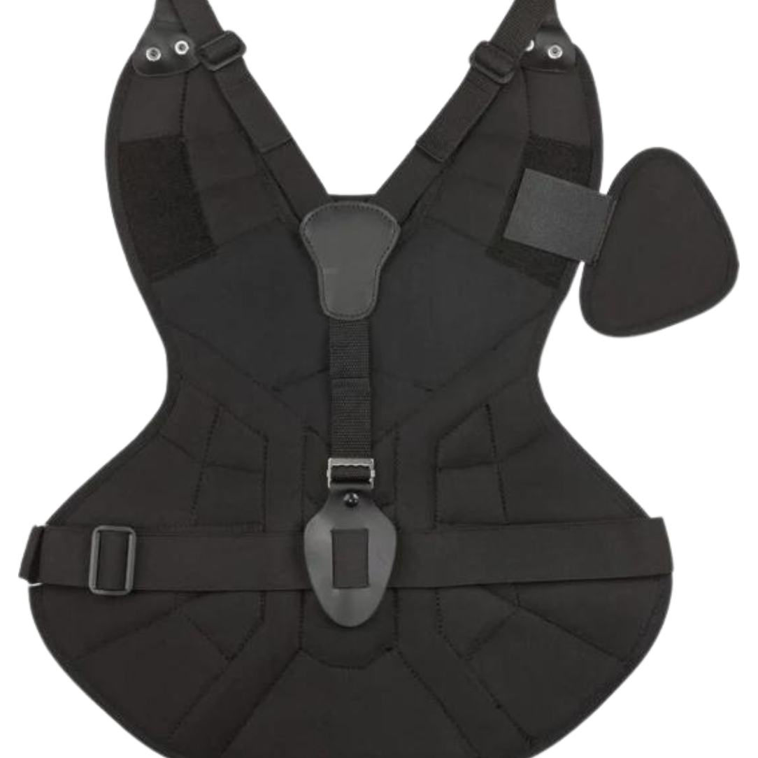 Rawlings Intermediate Catcher's Chest Protector - CPPLY Black | Youth Baseball Protective Gear for Safe Catcher Training & Games