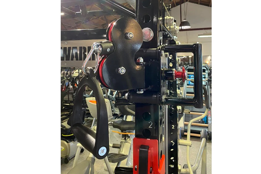 Warrior 2.0 Cable Crossover Pulley System - Power Rack Gym Equipment for Home & Commercial Use - Strength Training Machine for Full Body Workouts - Perfect for Weight Lifting, CrossFit & Functional Fitness