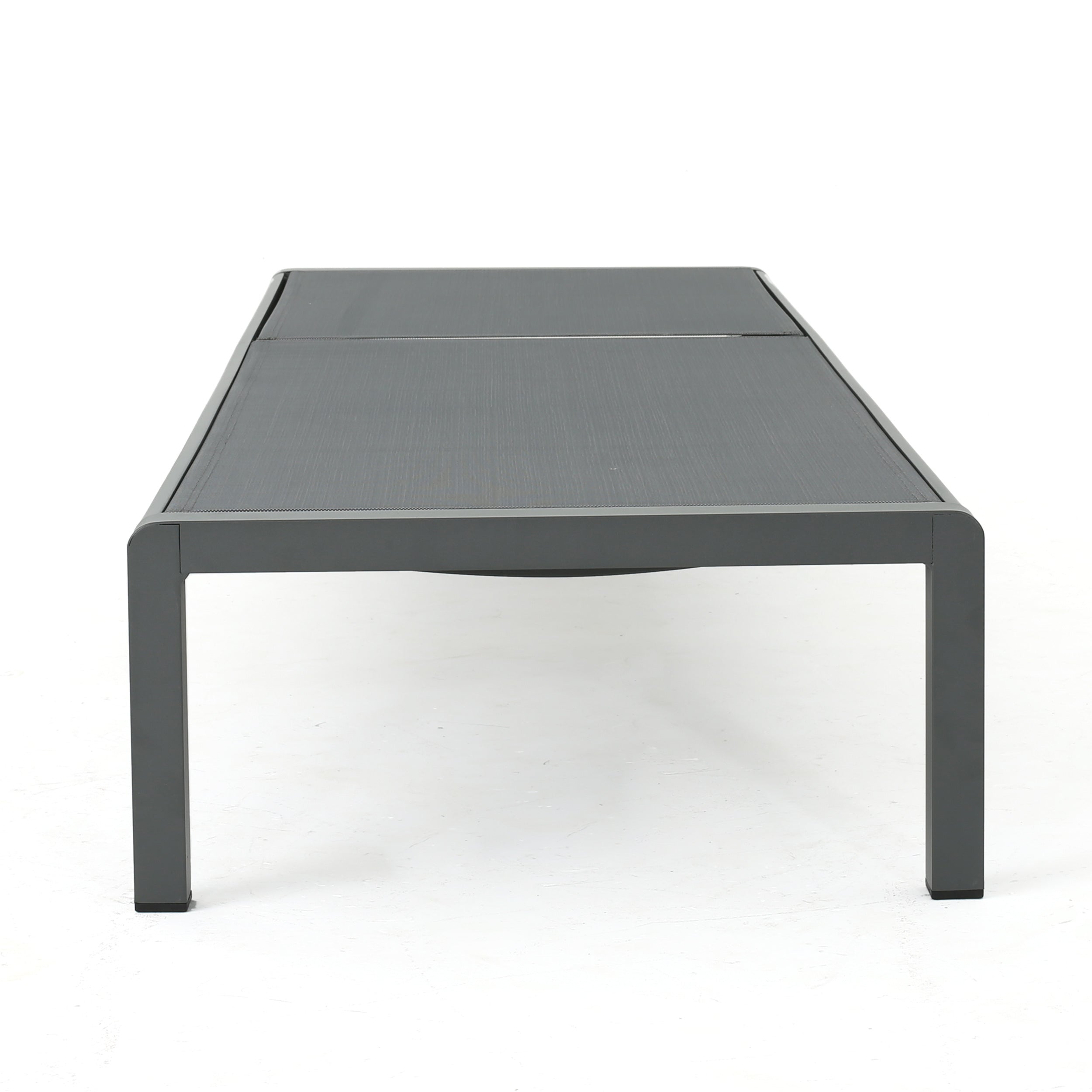 Cape Coral KD Chaise Lounge Grey - Modern Outdoor Patio Furniture for Poolside, Garden, and Backyard Relaxation