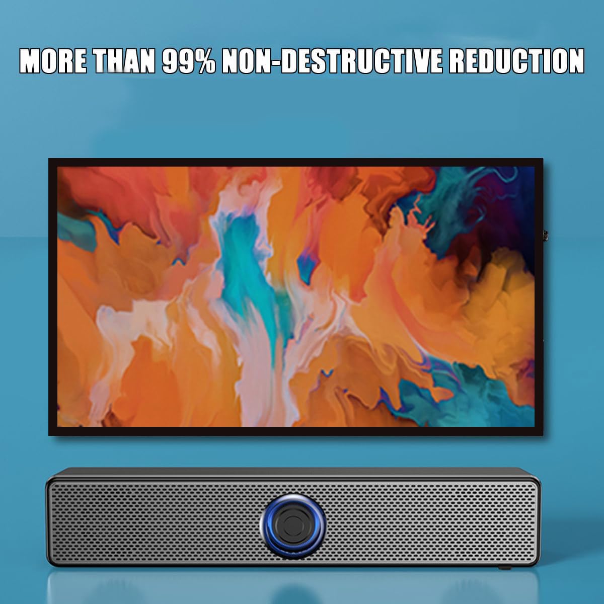 TYREE Bluetooth Computer Speakers with Knob Volume Control & 3.5mm Aux Input - Portable Soundbar Speaker for PC Laptop, Desktop, Gaming Setup - Easy Plug & Play Installation for Home Office, Dorm Room, Streaming Studio