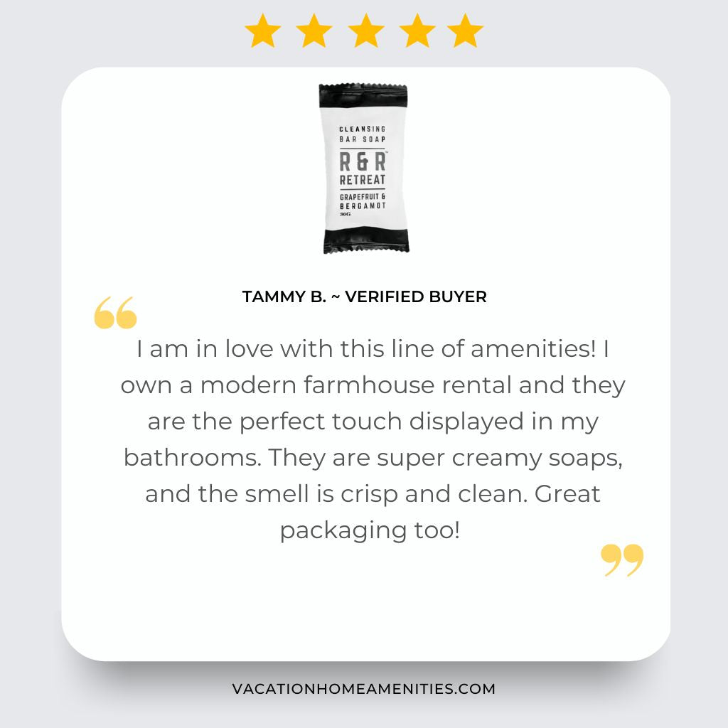 Retreat Plastic Sachet Hand & Facial Soap 1oz (30g) - Travel-Friendly Mini Soap for Camping, Gym & On-The-Go Hygiene