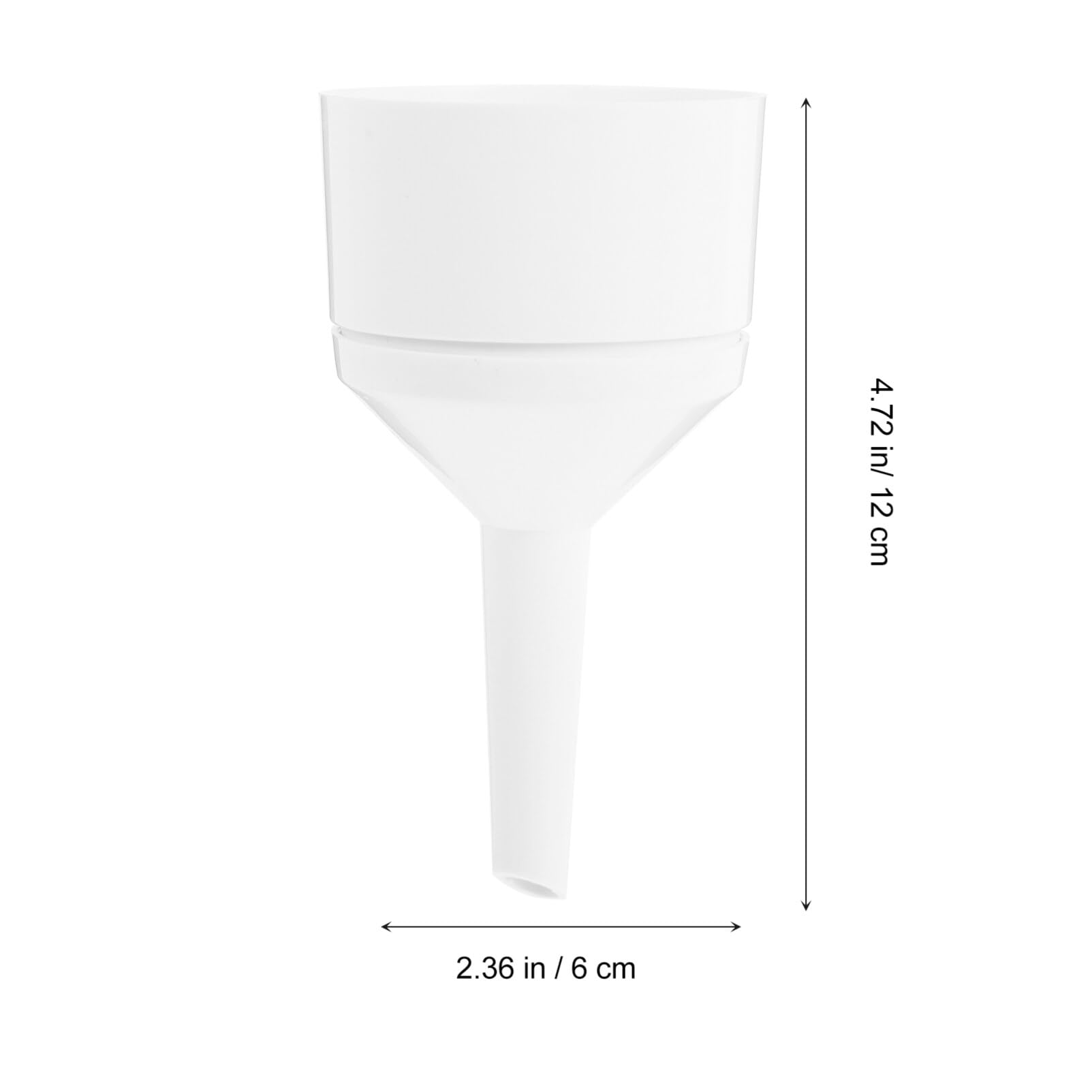 Premium Buchner Funnel Set - White Plastic Filter Funnel with Buchner Filter Paper for Lab, Home Brewing & Juice Extraction | Scientific Filtration Equipment for Chemistry Experiments & DIY Projects