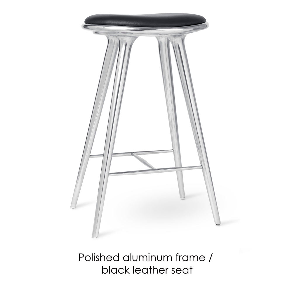 Modern High Stool by Mater - Adjustable Bar Stool for Kitchen Island, Breakfast Nook & Home Office - Durable & Stylish Dining Chair with Comfortable Seat