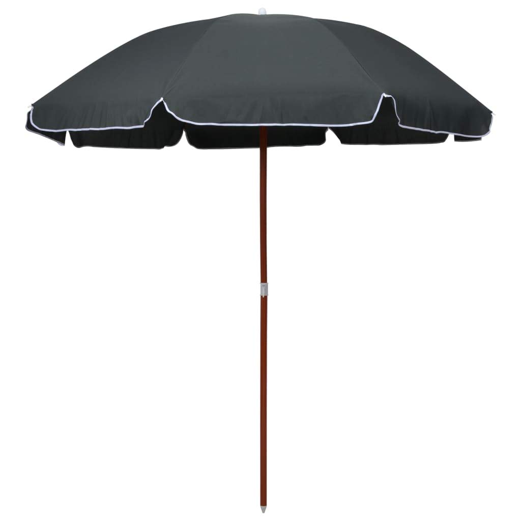 Patio Umbrella with Steel Pole - UV Protection Outdoor Sunshade for Garden, Beach, Pool & Backyard | Durable Patio Parasol for Sun Protection, Perfect for Lounging, Dining and Outdoor Relaxation
