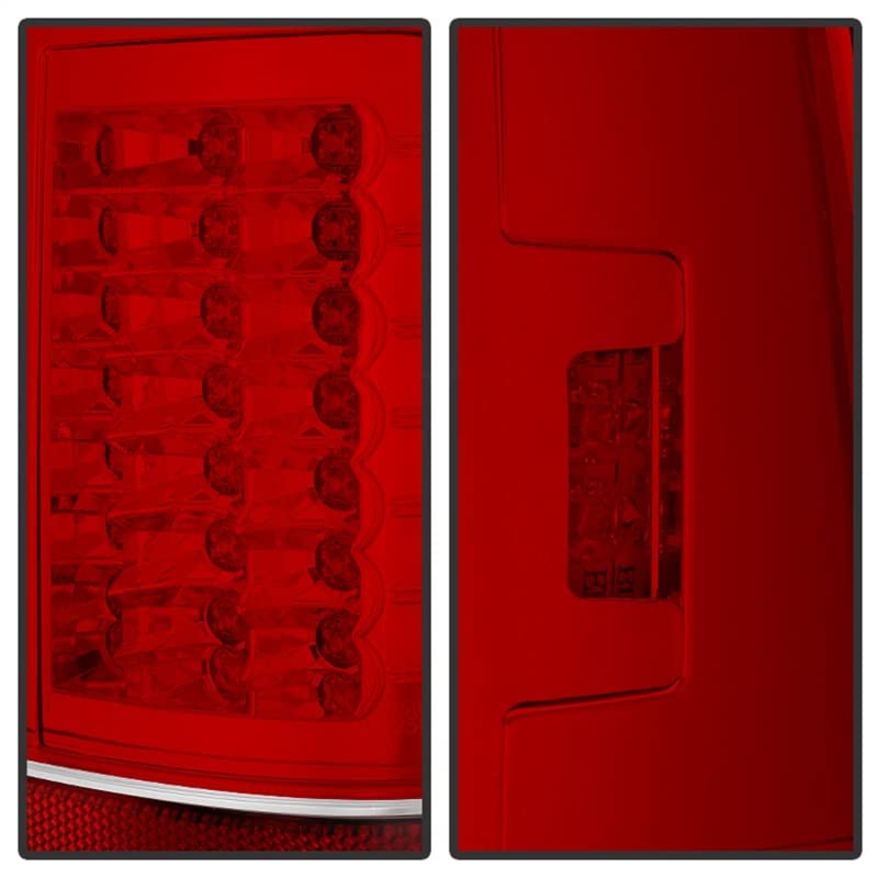 Spyder Auto 5029140 LED Tail Lights Red/Clear - High Performance Replacement Lights for Trucks & SUVs - Enhanced Visibility & Style Upgrade
