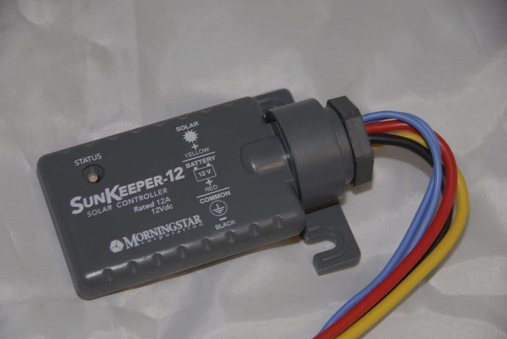 MorningStar 12 Amp SunKeeper Solar Charge Controller for RV, Boat & Off-Grid Power Systems | Efficient Battery Charging & Protection
